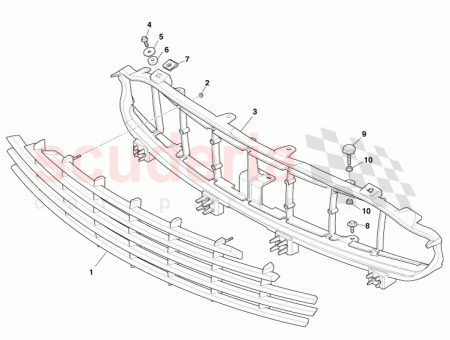 Photo of ASSY UPPER FRONT GRILLE STD CG43 8A100…