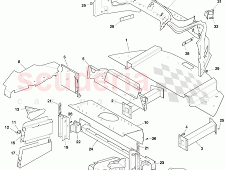 Photo of REINFORCED LOWER BACK CENTRE PANEL AG43 40338…