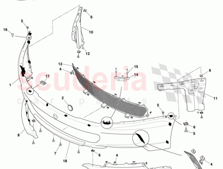 Photo of MESH LOWER FRONT GRILLE PDC 8D33 8156…