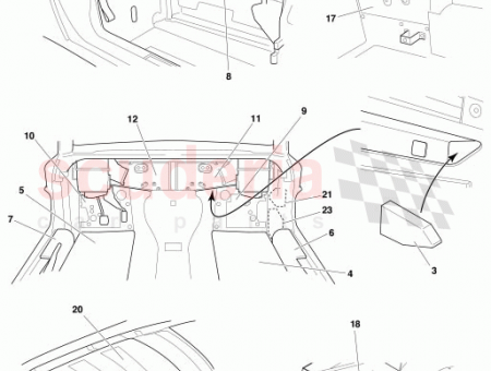 Photo of Cover assy NVH rear quarter LH 3R12 635823…