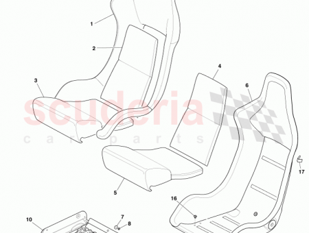 Photo of FRONT SEAT SQUAB RH TRIMMED ASSY 8D33 60136…