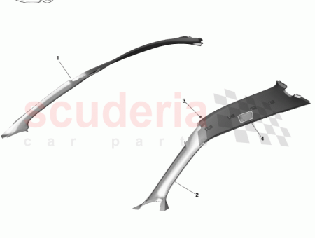 Photo of Cantrail Trim Assy RH CY83 025B38…