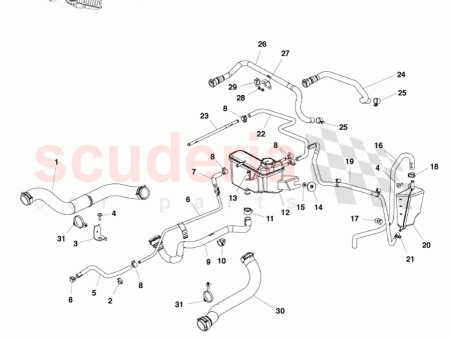 Photo of MAKE UP HOSE ASSY 6G33 8C350…