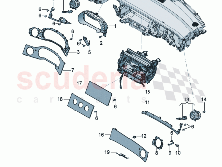 Photo of bracket for dash panel Trim…
