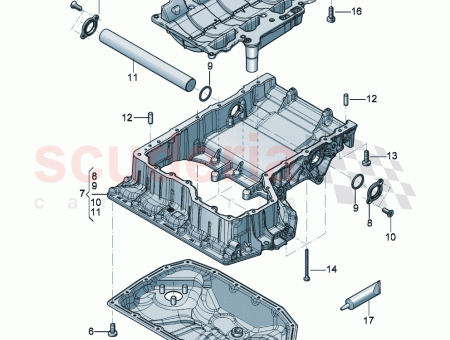 Photo of Engine oil sump upper part D 25 11…