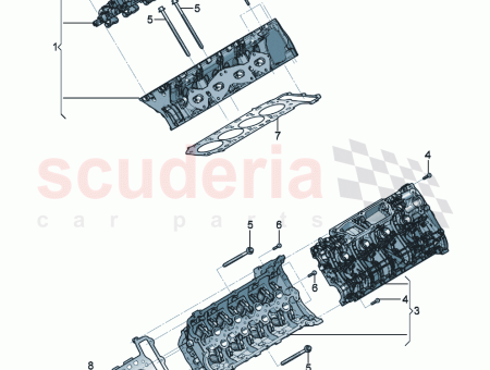 Photo of Complete cylinder head Contains cylinder head cover 1…