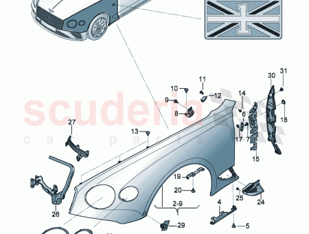 Photo of bracket fender…