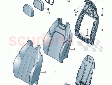 Photo of Seat back trim…