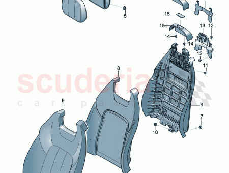 Photo of backrest frame…