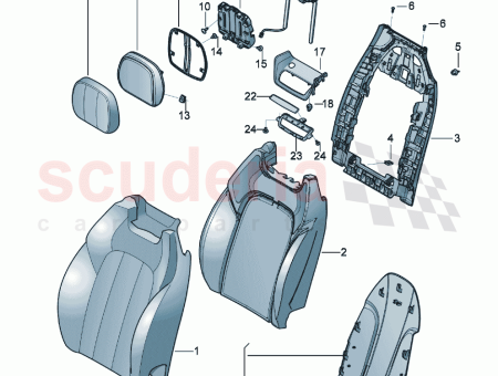 Photo of backrest cover leather…