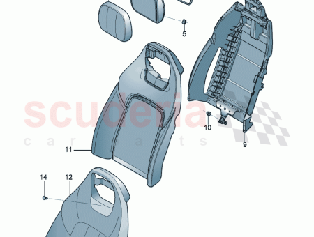 Photo of backrest cover leather…