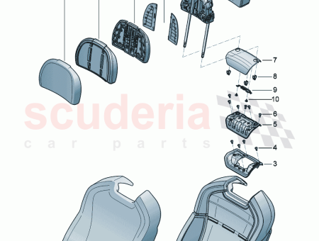 Photo of padding for backrest with heater element Wellness 3SE…