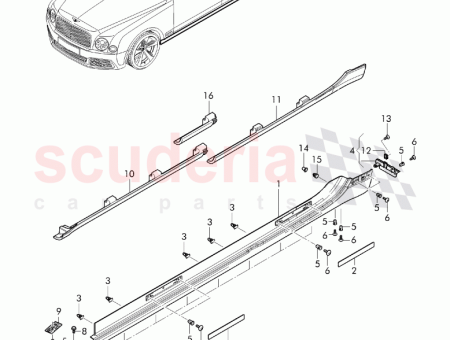 Photo of sill panel trim 3Y4 853 852…