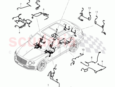 Photo of harness for backrest adjustment 4M0 971 392…