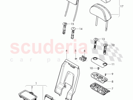 Photo of guide for headrest 36A 885 970…
