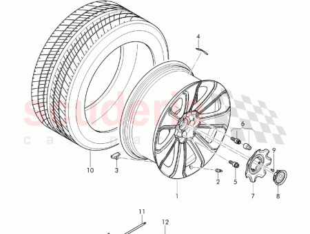 Photo of alloy wheel 36A 601 025…