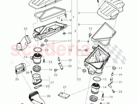 Photo of intake air duct 3W0 129 654…