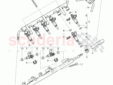 Photo of Fuel rail Injector unit for serv install use…