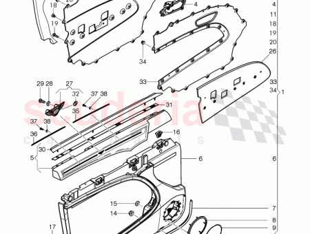 Photo of loudspeaker grille…