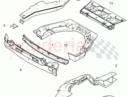 Photo of repair plate side member assembly 3Y0 803 056…