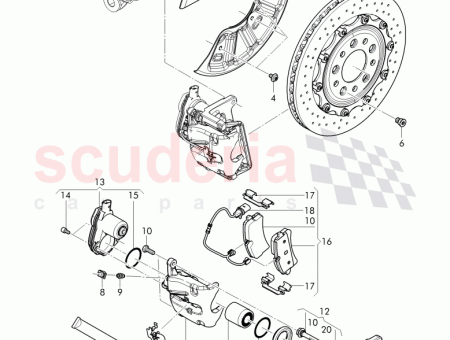 Photo of ceramic brake disc vented…