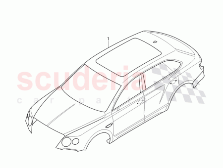 Photo of body shell vehicles without roof rails 36B 800…