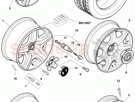 Photo of metal valve For vehicles with tire pressure control…