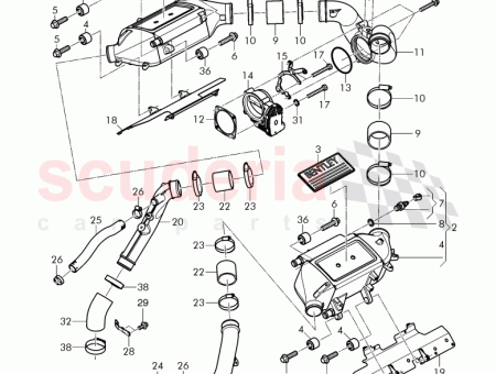 Photo of bracket throttle valve 07V 145 813…