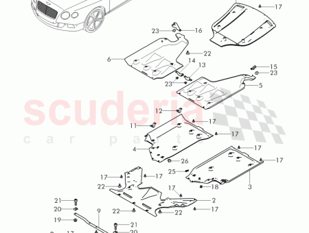 Photo of underbody lining 3W3 825 235…