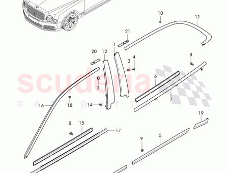 Photo of protection strip for door 3Y4 839 979…
