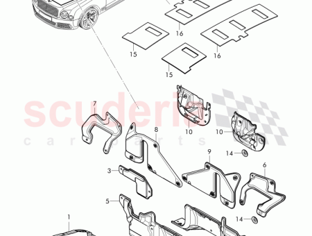 Photo of heat molded sound absorber 3Y0 864 773…