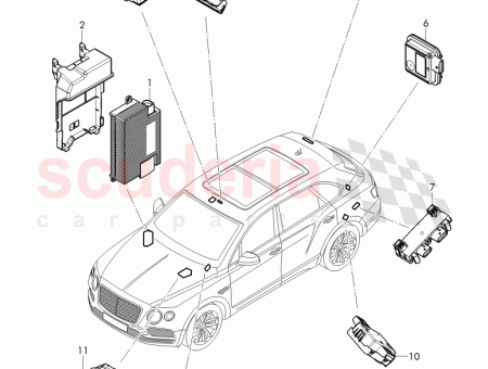 Photo of control unit for hood rear 3AA 962 243…