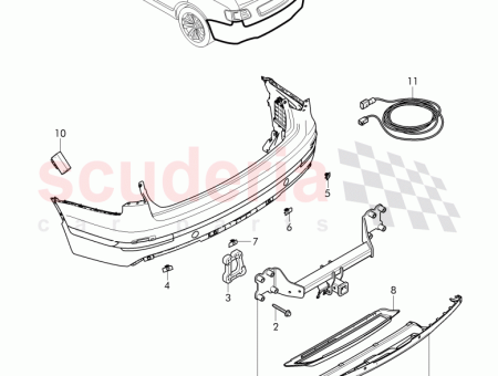 Photo of installation kit electrical parts for trailer towing F…