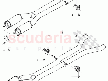 Photo of exhaust pipe with catalyst D MJ 2014 4W0…