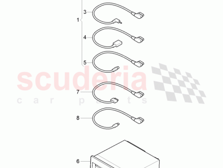 Photo of Adapter wiring set for USB iPod stowage compartment…