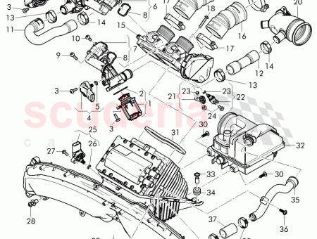Photo of air hose for pressure side 079 145 834…