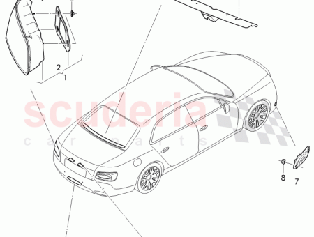 Photo of mounting for taillight 4W0 945 257…
