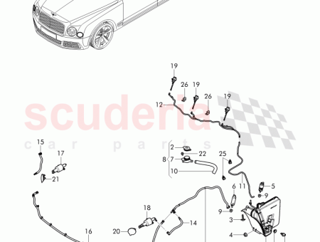 Photo of headlamp water pump 3Y0 955 681…