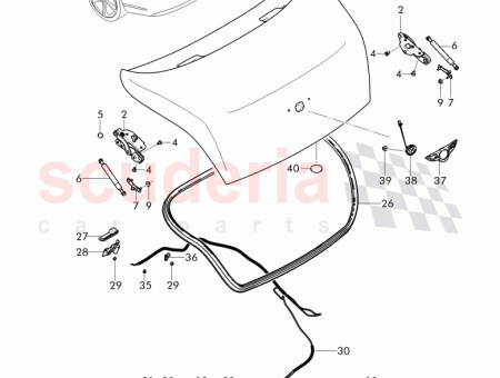 Photo of rear trunk lid 3W8 827 025…