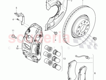Photo of brake caliper D 04 07 2016 3Y0 698…
