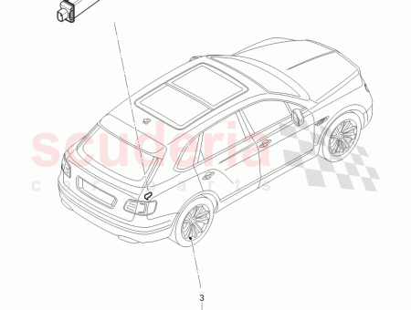 Photo of bracket for elec contr module 4M0 907 249…