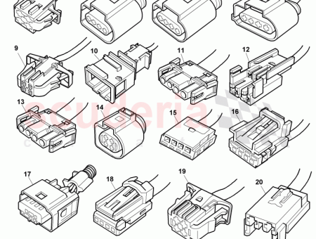 Photo of flat contact housing…