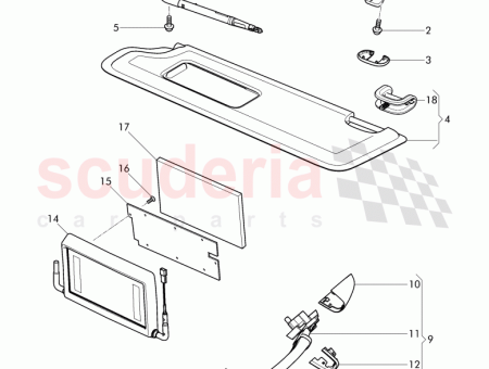 Photo of cap for sun visor bearing…