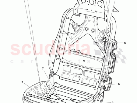 Photo of seat frame F 3W B 068 006 F…