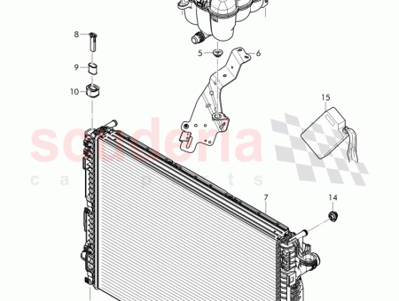 Photo of Coolant radiator 4M0 121 251…
