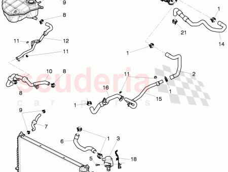 Photo of coolant hose…