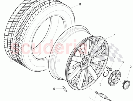 Photo of wheel cap For mounting to 3Y0 601 171…