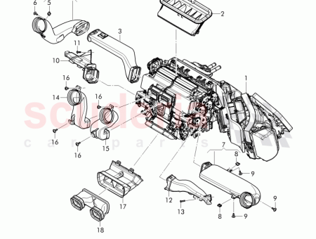 Photo of intermediate plate for air distribution housing 4M1 858…