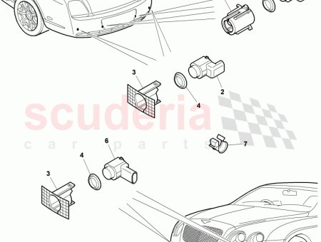 Photo of bracket control unit for park assist…
