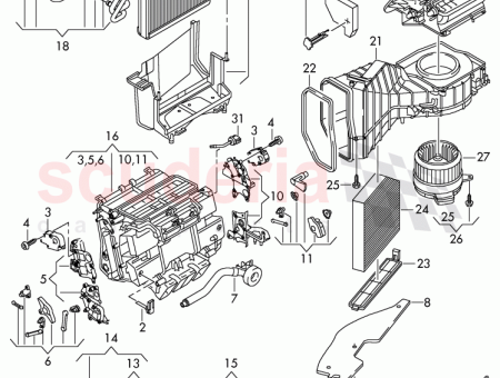 Photo of air conditioner assembly 3Y1 816…